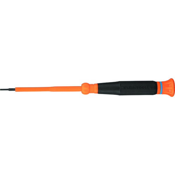 Klein Tools 6273INS Insulated Precision Screwdriver, 1/16-Inch Slotted, 3-Inch Shank