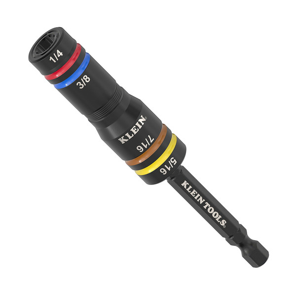 Klein Tools 651QS Quad-4 Heavy-Duty Impact Flip Socket, SAE