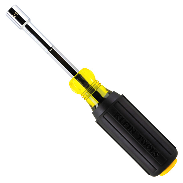 Klein Tools 654516MAG Color-Coded Magnetic Hollow-Shaft Heavy-Duty Nut Driver, 5/16-Inch