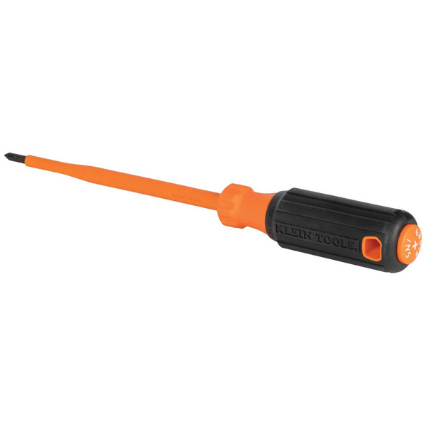 Klein Tools 6856INS Insulated Screwdriver, #1 Phillips, 6-Inch Round Shank