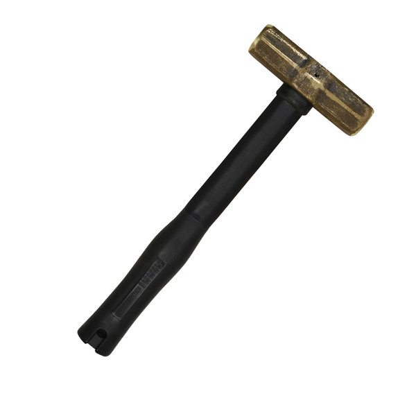 Klein Tools 7HBRFRH10 Brass Sledgehammer, Rubber Handle, 10-Pound