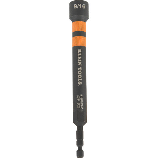 Klein Tools 916PNDHC 9/16-Inch Hollow Magnetic Color-Coded Power Nut Driver
