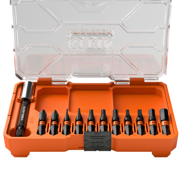 Klein Tools 33801S Slim ProFlex Impact-Rated Bit Set, 12-Piece