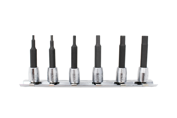 Ko-ken RS2010M/6-L50 6 piece 1/4" Sq. Drive 50mm Hex Bit Socket Set 2-6mm