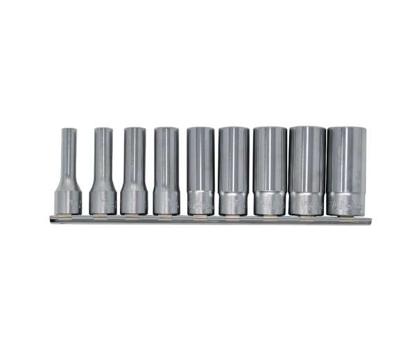 Ko-ken RS3300A/9 3/8 Sq. Dr. Socket set  1/4-3/4 6 point 200mm  9 pieces