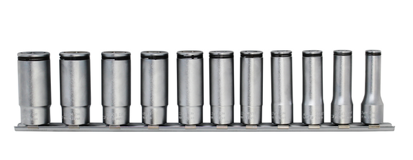 Ko-ken RS3350M/11 Special 3/8 Sq. Dr. Deep NUT GRIP® Socket Set  8-19mm - 11 pieces