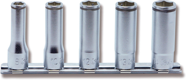Ko-ken RS3350M/5 3/8 Sq. Dr. Deep NUT GRIP® Socket Set  8mm-14mm - 5 pieces