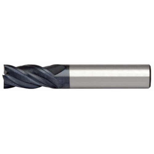 Alfa Tools HPSC60629AL 1/2 x 1/2 4 Flute Single End High Performance Altin Carbide End Mill