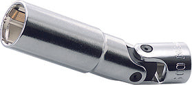 Ko-ken 4340C-20.8 1/2 Sq. Dr. Universal 6 point Clip Type Spark Plug Socket  20.8mm