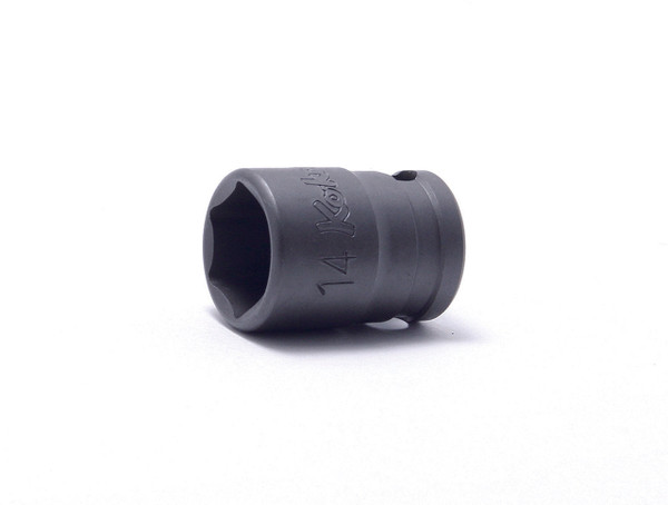 Ko-ken 23405M-14 3/8 Sq. Dr. Socket  14mm 12 point Length 27mm