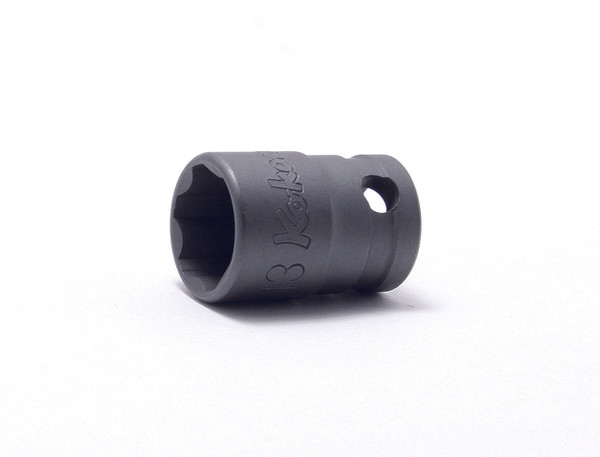 Ko-ken 23410M-16 3/8 Sq. Dr. Socket  16mm Surface Length 28mm