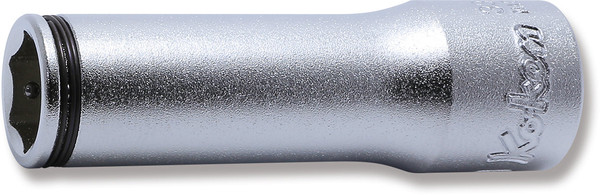 Ko-ken 3350M-18 Special 3/8 Sq. Dr. Deep NUT GRIP® Socket  18mm