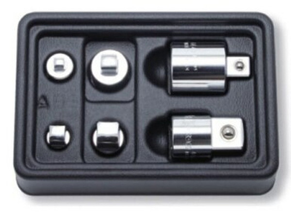 Ko-ken PK2346/6 1/4, 3/8, 1/2, 3/4 Sq. Dr. Adaptor set  1/4, 3/8, 1/2, 3/4 ABS Tray   6 pieces