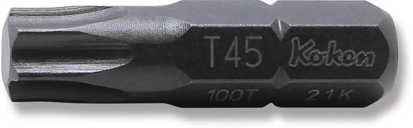 Ko-ken 100T.32-T45 5/16 Hex Dr. TORX® T45 Bit - Length 32mm