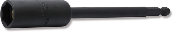 Ko-ken 115G.150-13 1/4 Hex Dr. Nut Setter  13mm 6 point Length 150mm Slide Magnet