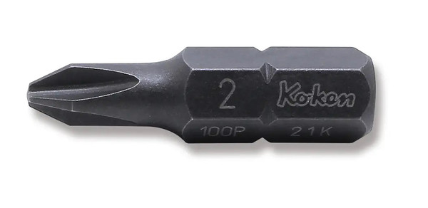 Ko-ken 100P.32-2 5/16 Hex Dr. Bit  PH2  Length 32mm