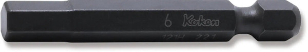 Ko-ken 121H.50-6 1/4 Hex Dr. Bit  6mm Hex Length 50mm