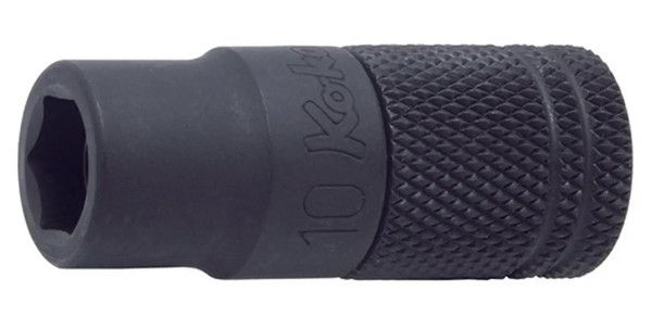 Ko-ken 165LM.45-14 1/4 Hex Dr. Slide Socket  14mm 6 point Length 45mm Ring Magnet