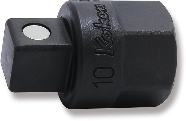Ko-ken 3110MGH-10 3/8 Sq. Dr. Bit Socket  10mm Square For Drain Plug Magnet / Outer Hex 17mm