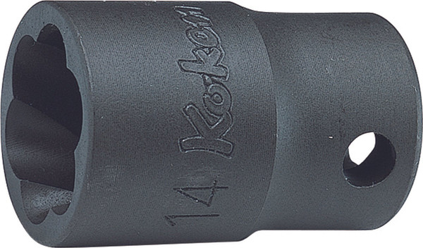 Ko-ken 3127-17 3/8 Sq. Dr. Nut Twister  17mm  Length 35mm
