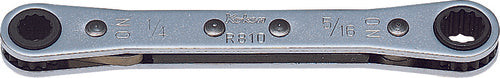 Ko-ken R810-1/4X5/16 Ratcheting Ring Wrench  1/4x5/16 6 point 108mm Reversible