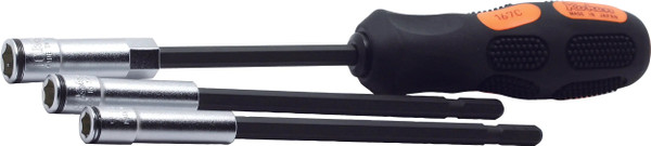 Ko-ken 167C/3-2B Socket Driver Set  7-10mm Nut Grip   3 pieces