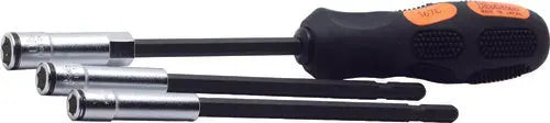 Ko-ken 167C-7(2B) Socket Driver  7mm Nut Grip Length 235mm
