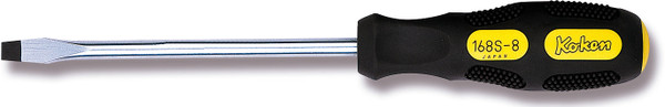 Ko-ken 168S-6(200) Screwdriver Slotted 6mm  Length 310mm