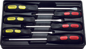Ko-ken PK168PS/6 Screwdriver Set  PH1-2-3/SL5-6-8 ABS Tray   6 pieces
