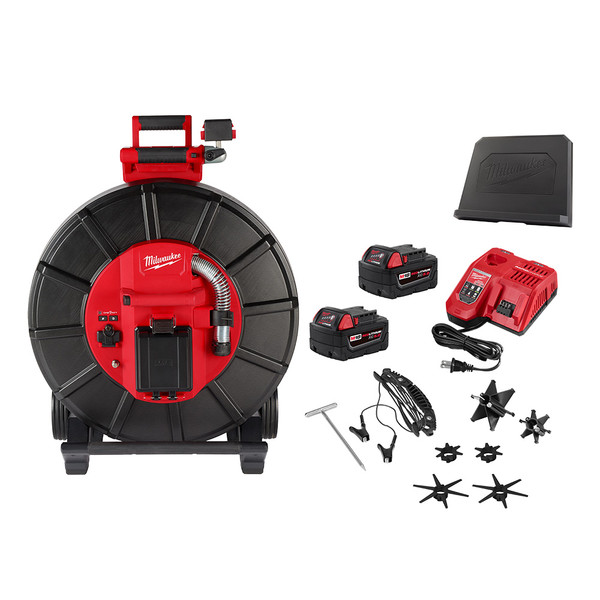 Milwaukee 3976-22 M18 325 ft Stiff Modular Pipeline Inspection System