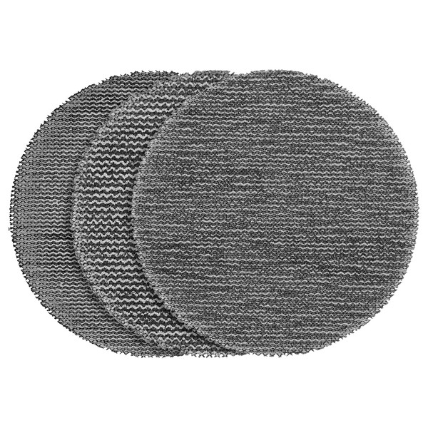 Milwaukee 48-80-6405 3 Assorted 80, 120, 180 Grit Mesh Sanding Discs with POWERGRID Tear Resistant Mesh  12 pk + Pad Saver