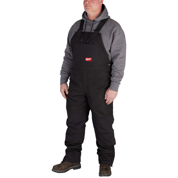Milwaukee 262B-LR FREEFLEX Insulated Bib Overalls - Black LR