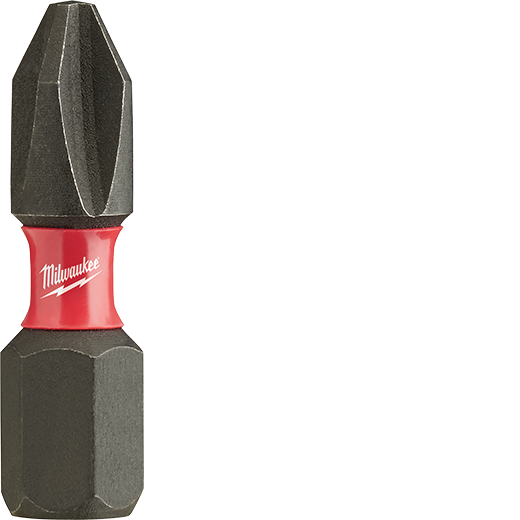 Milwaukee 48-32-4604 SHOCKWAVE Impact Phillips #2 Insert Bits (25-Piece Contractor Pack)