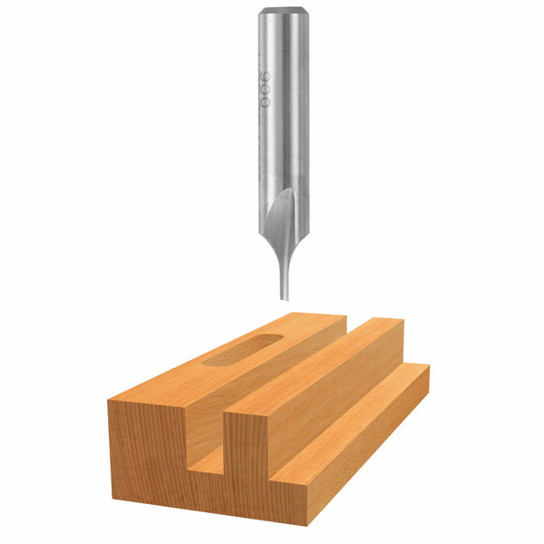 Bosch Power Tools 85091 1/16" Hss Straight Router Bit 1-Flute 1/