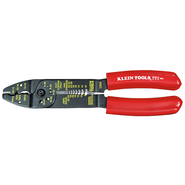 Klein Tools 1001 Multi Tool, Stripper, Crimper, Wire Cutter, 8-22 AWG