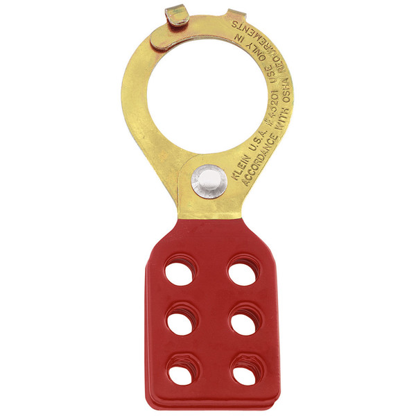 Klein Tools 45201 Lockouts, 1-1/2-Inch Hasp, Interlocking Tabs