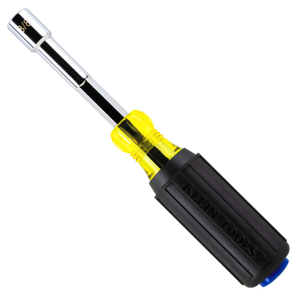 Klein Tools 65438 Color-Coded Hollow-Shaft Heavy-Duty Nut Driver, 3/8-Inch