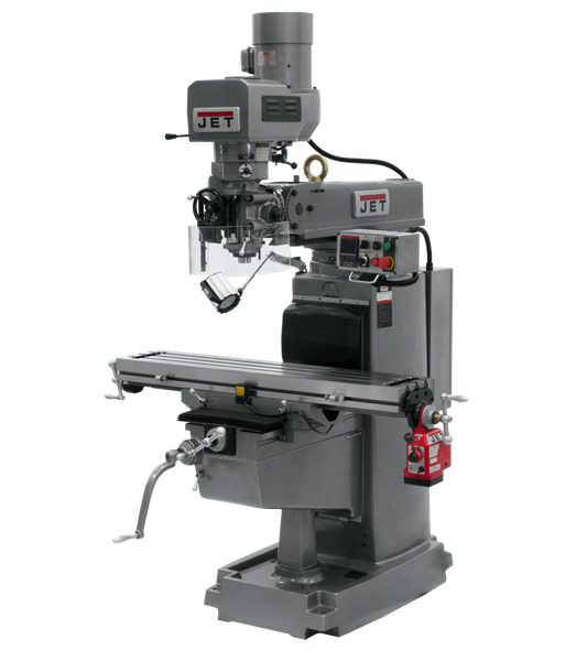 JET JT9-690602 JTM-1050EVS2/230 Mill With X-Axis Powerfeed and Air Powered Draw Bar