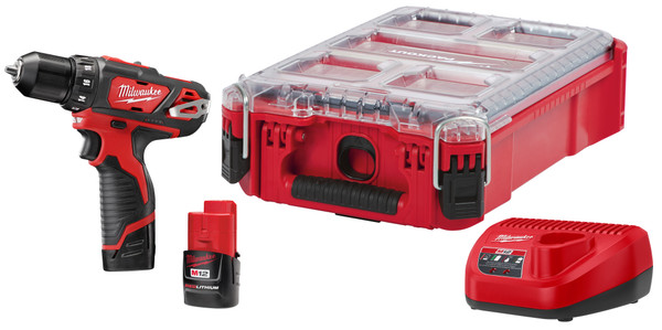 Milwaukee 2407-22PO 3/8 Drill/Driver Kit in PACKOUT
