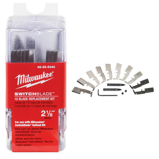 Milwaukee 48-25-5335 2 in. SWITCHBLADE 10 Blade Replacement Kit