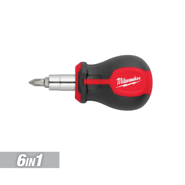 Milwaukee 48-22-2762 6in1 Stubby Screwdriver