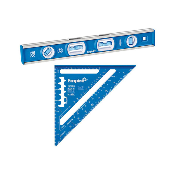 Milwaukee EM81.12P Tool Box Level and Rafter Square