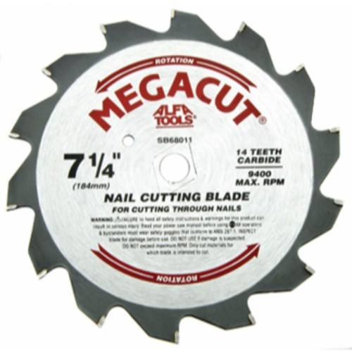 Alfa Tools SB68012 10" x 24T Nailcut Carbide Tipped Saw Blade