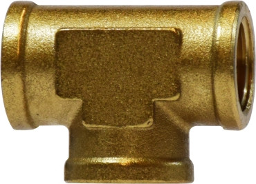 Midland Metal 28023 Union Forged Tee, Pipe, 1 Female Frgd Tee, Brass Fittings