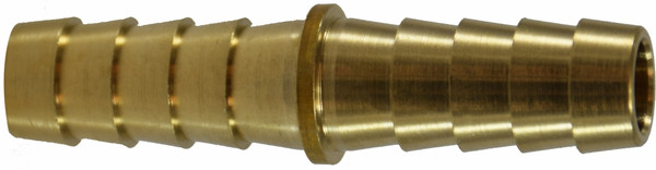 Midland Metal 32379 Reducing Splicer, 3/4 in Hose Barbed x 5/8 in Male BSPT, Brass