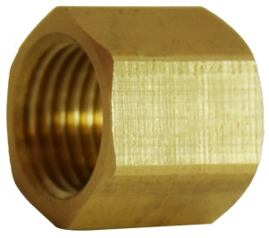 Midland Metal 30420 Right Hand Welding Hose Nut, 9/16 in, Brass