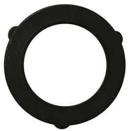 Midland Metal 30150 Black Washer, Garden Hose, 3/4 Black Garden Hose Washer, Brass Fittings