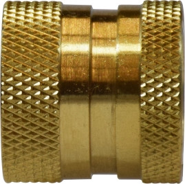 Midland Metal 30451 Female End Quick Disconnect Coupler, 3/4 in Female Garden Hose Threaded x 3/4 in, Brass