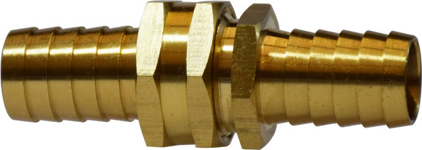 Midland Metal 30030 Coupling Set, 1 in Hose Barbed x 1 in FGH, Brass