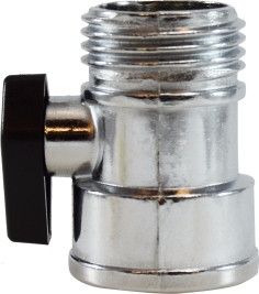Midland Metal 30631 Garden Hose Shut-Off Valve, 3/4 in Nominal, FGH x MGH Connection